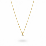 Collar Micro Punto de Luz Enchapado en Oro 18K