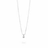 Collar Micro Punto de Luz Enchapado en Plata 950