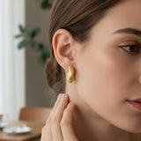 Aros Eclipse Enchapados en Oro 18K