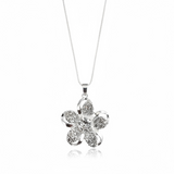 Conjunto Flor de Jazmín Enchapado en Plata 950