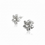 Conjunto Flor de Jazmín Enchapado en Plata 950