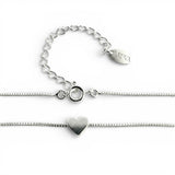 Collar Corazón Enchapado en Plata 950