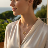 Collar Libélula Enchapado en Oro 18K