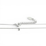 Collar Micro Punto de Luz Enchapado en Plata 950